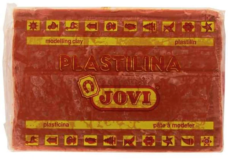 Plastilinas JOVI, 350 g, RUDA