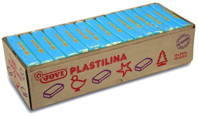 Plastilinas JOVI, 350g., šviesiai mėlyna sp.