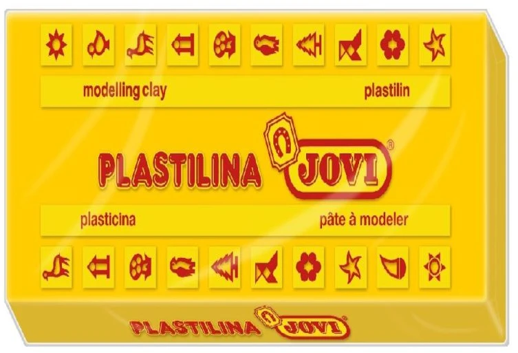 Plastilinas JOVI, 350g. tamsiai geltonos sp.