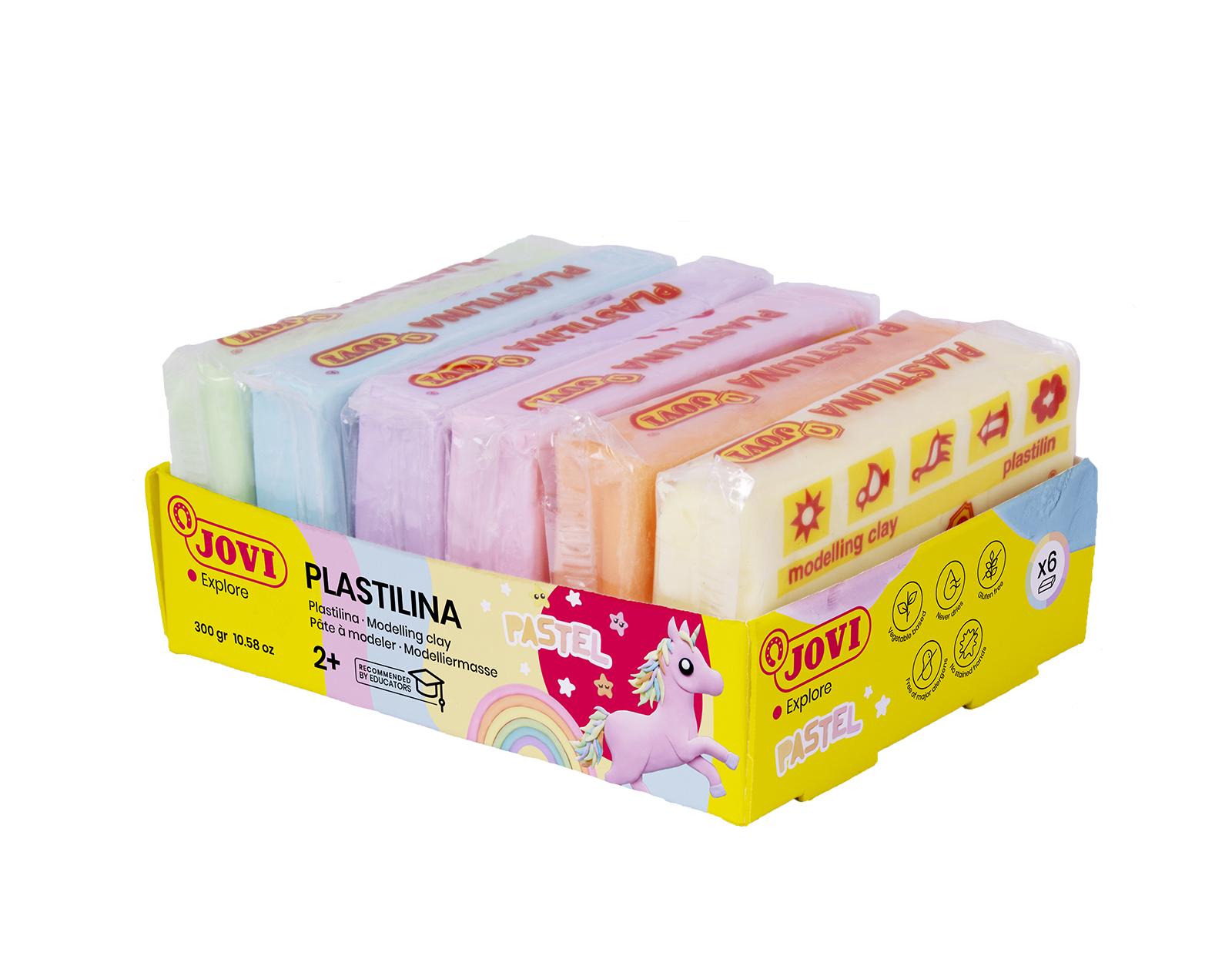 Plastilinas JOVI, 6 spalvos po 50 g
