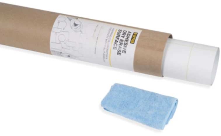 Plėvelė BI-OFFICE Dry Erase Surface 120x90cm balta sp.