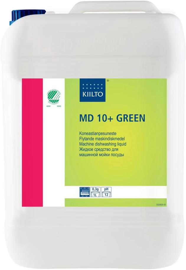 Ploviklis automatinėms indaplovėms KIILTO Md 10 + Žalias 10 l, (13,2kg)