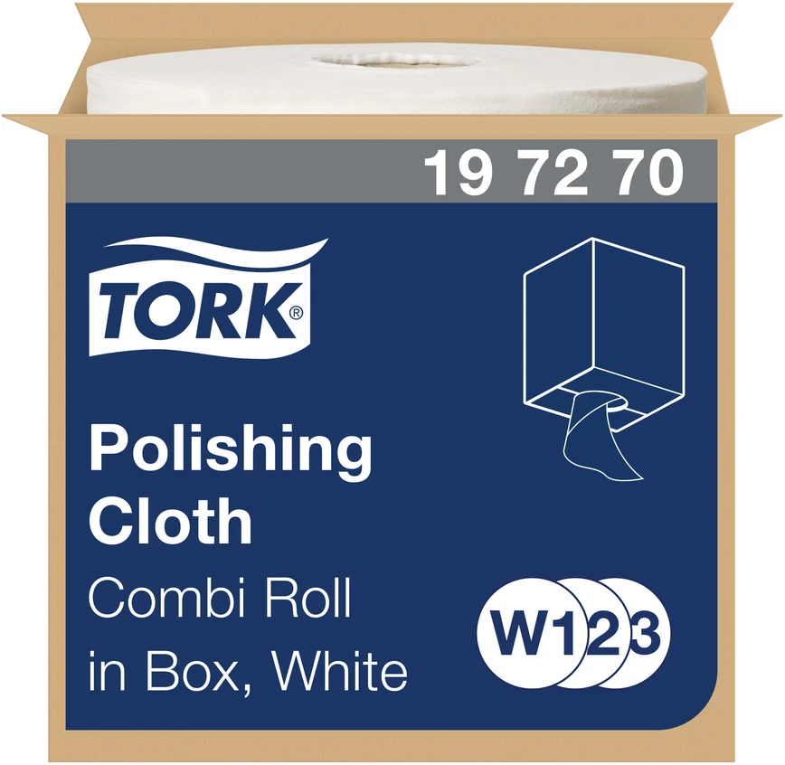 Poliravimo šluostė TORK Premium Combi Roll W1/2/3, balta sp., (197270)