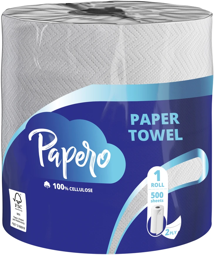 Popieriniai rankšluosčiai PAPERO, 2 sluoksnių, 1 vnt