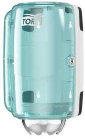 Popierinių rankšluosčių dozatorius TORK Reflex Mini M3, 191 x 180 x 321 mm, balta-turkio sp. (473167)