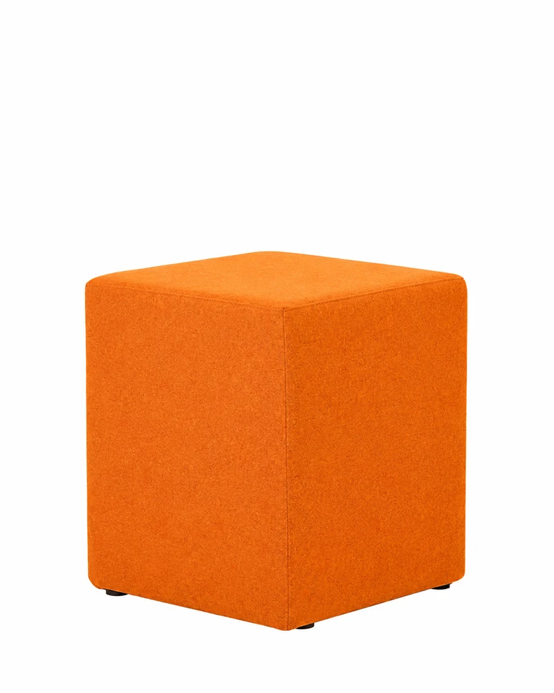 Pufas NOWY STYL SIMPLE ECO72, oranžinis audinys