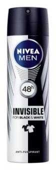 Nivea Men Juodas&Baltas Invisible Original, 150 ml