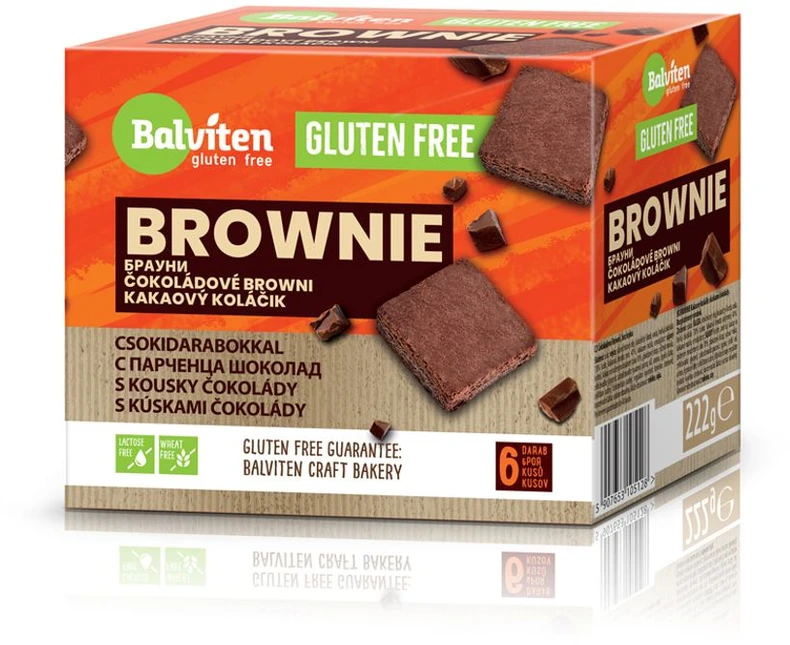 Pyragas Brownie BALVITEN GLUTEN FREE, 222 g