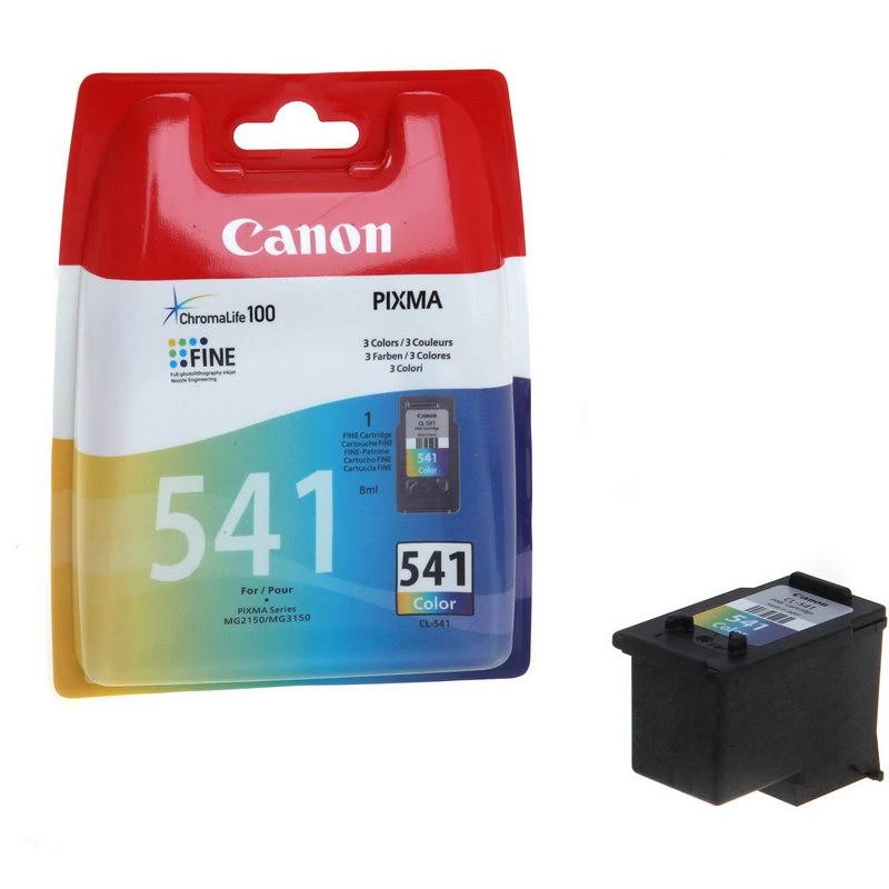Canon CL-541 rašalo kasetė, žalsvai mėlyna, purpurinė, geltona