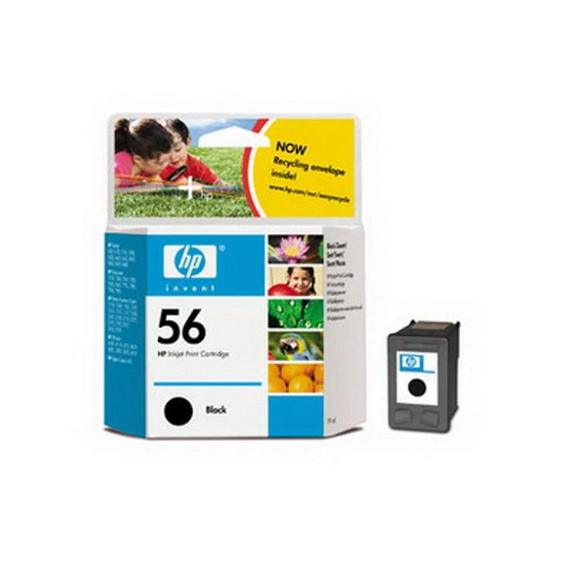 Hewlett Packard (HP) Rašalo kasetė HP C6656A (Nr.56), JUODA
