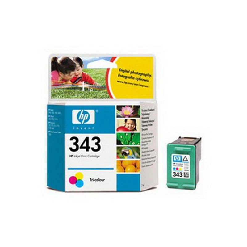 Hewlett Packard (HP) HP 343 rašalas 7 ml spalvotas DJ5740 6540 6840 PS325 375 8150 PSC2355 2610 2710 (ML)