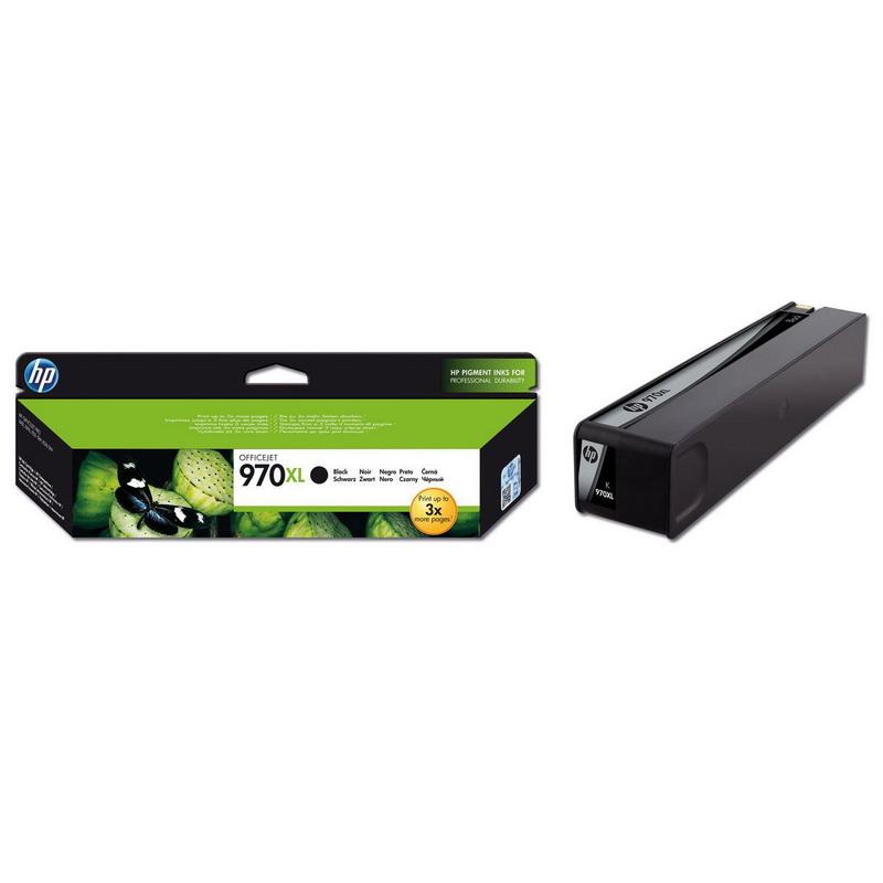 Hewlett Packard (HP) HP no.970XL Juodas Ink Cart. skirta Officejet Pro X serijai (9 200 puslapių)