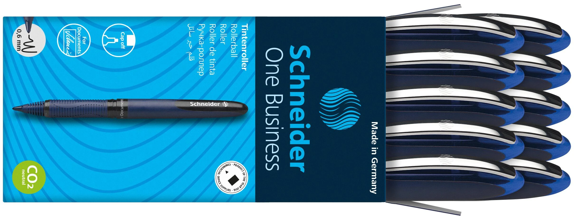 Schneder Rašiklis SCHNEIDER ONE BUSINESS 0.6mm
