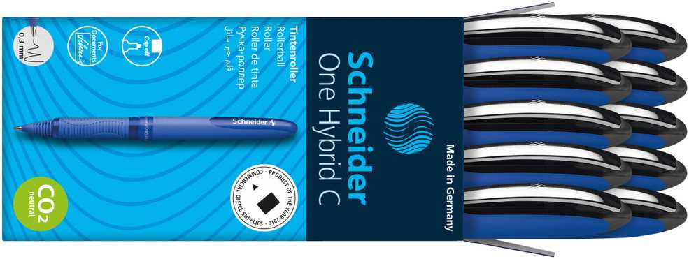Schneder Rašiklis SCHNEIDER ONE HYBRID C 0.3mm, juoda