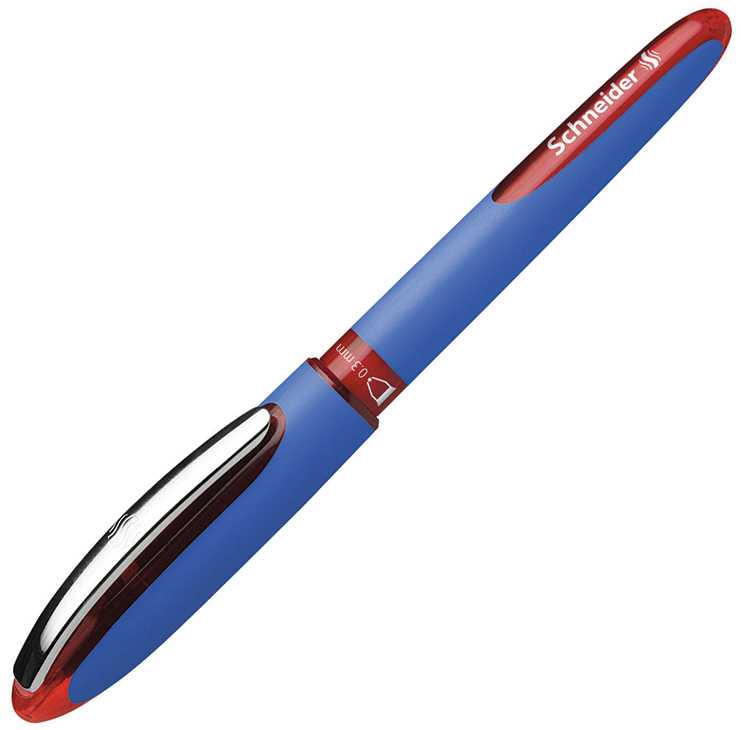 Rašiklis SCHNEIDER ONE HYBRID C 0.3mm, raudona