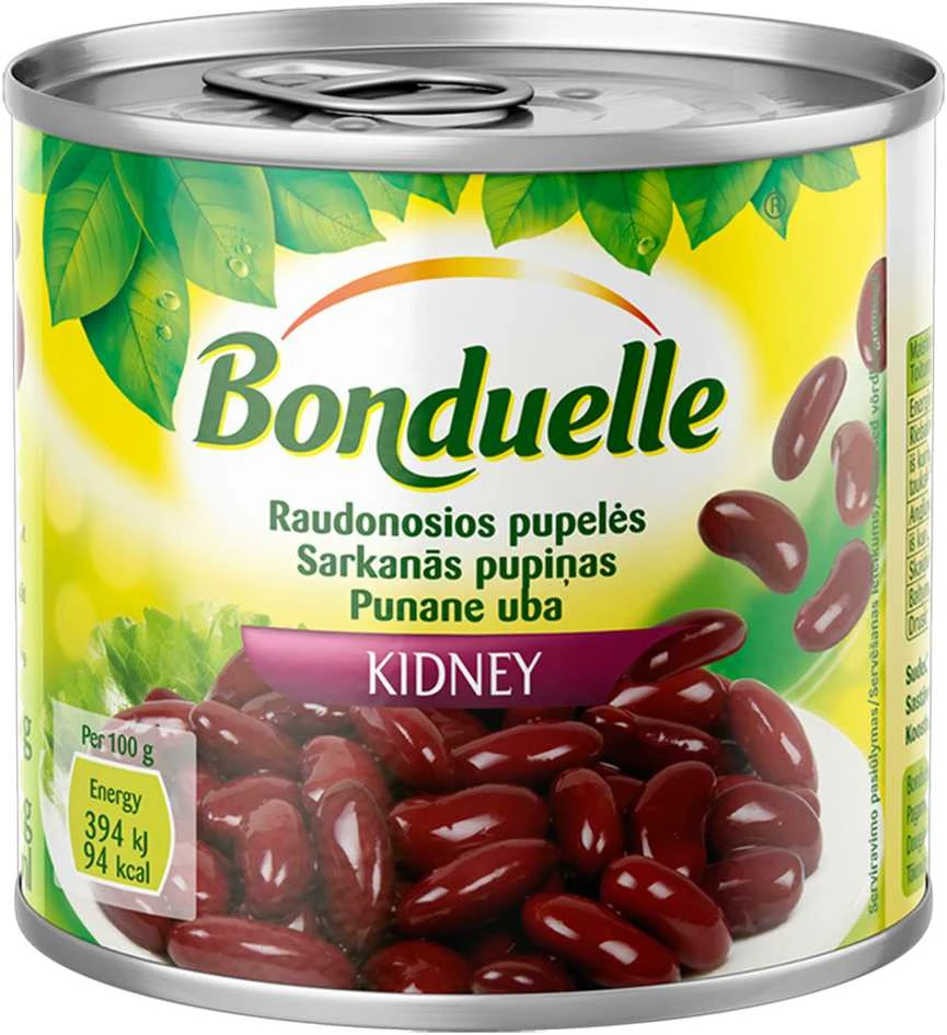 Raudonosios pupelės Kidney BONDUELLE, 400g / 240 g