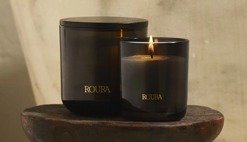 Roura Žvakė ICON Woods, kvepianti, D 10 cm, H 10 cm, iki 70 h, vnt
