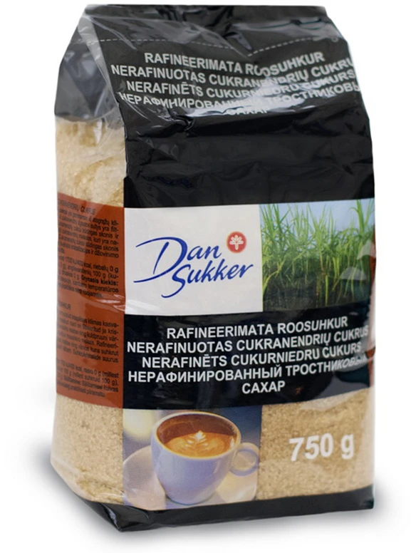 Rudas cukrus DAN SUKKER, 750 g