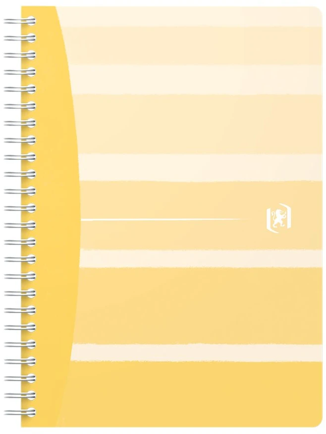 Sąsiuvinis su spirale OXFORD ICONIC, A5, 60 lapų, 90 gsm, langeliais