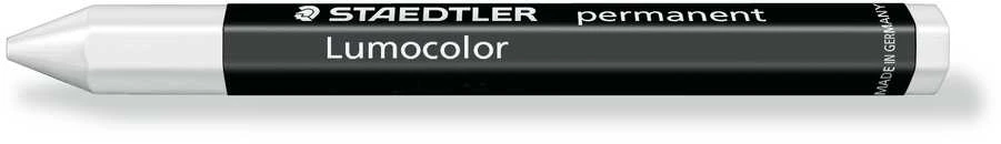 Sausas permanentinis žymeklis STAEDTLER LUMOCOLOR, BALTA