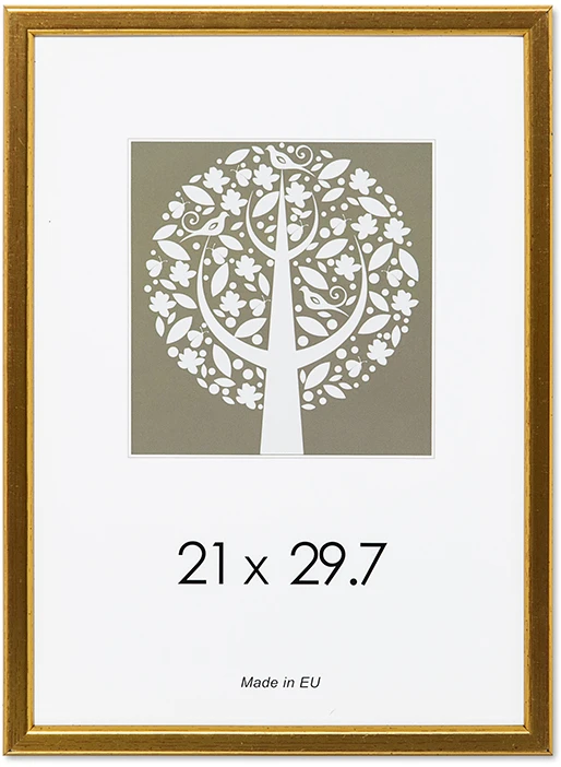Savex Nuotraukų rėmelis, plastikinis, A4, 21x29,7 cm, aukso sp.