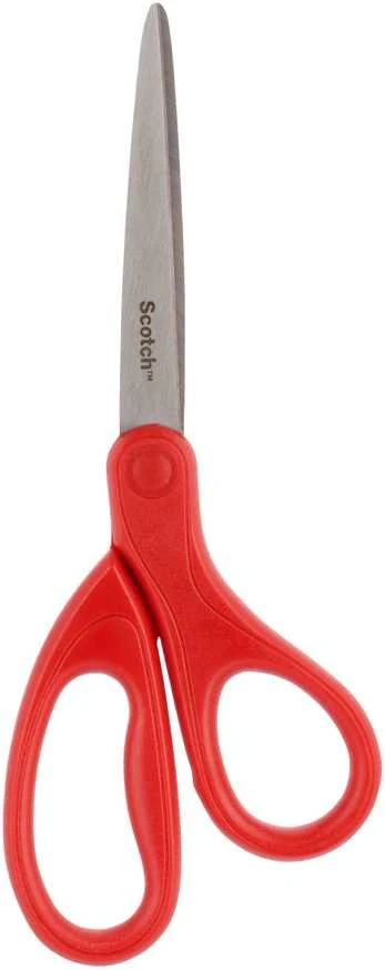 Scotch™ universalios žirklės, raudonos, 18 cm