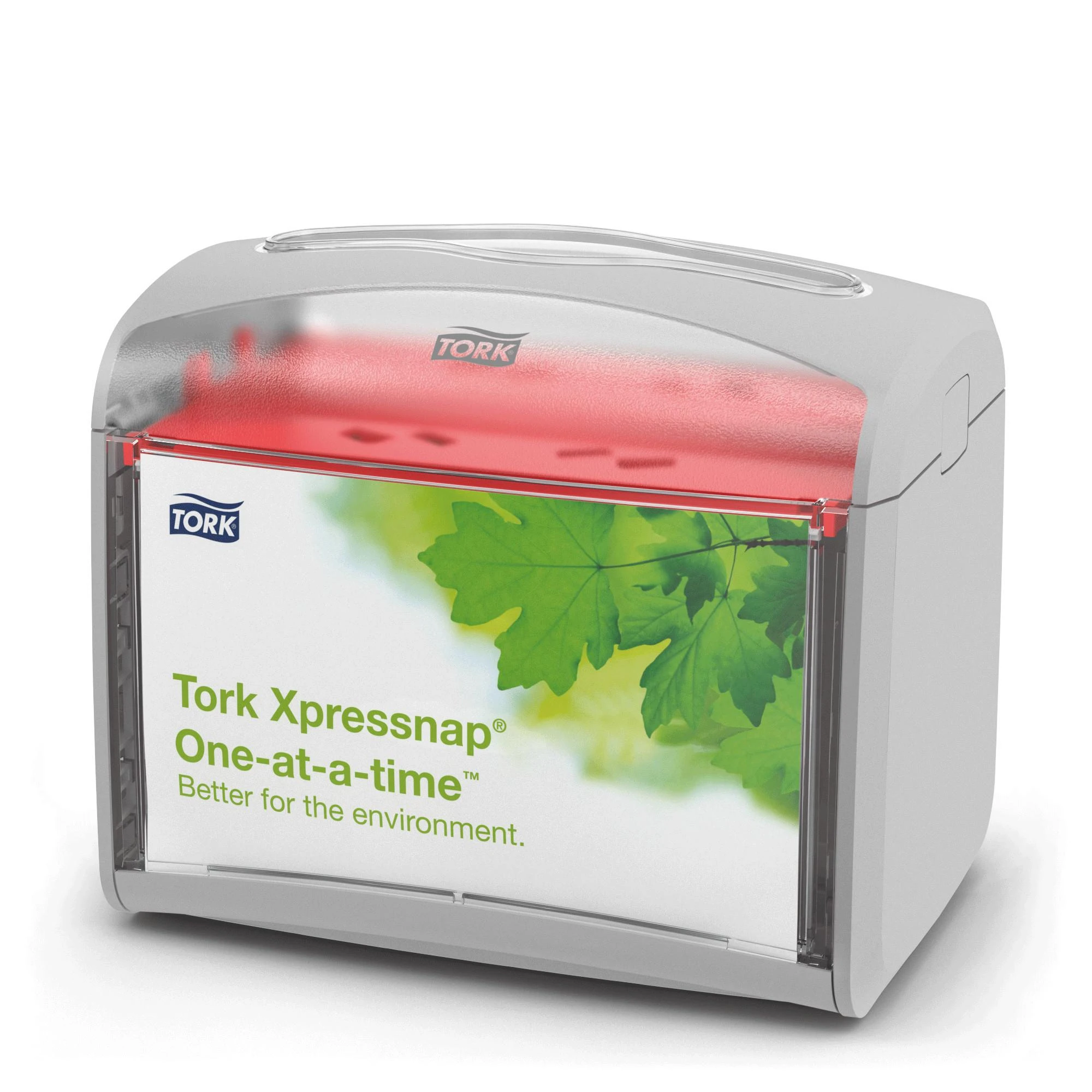 Servetėlių dozatorius TORK XPRESSNAP TABLETOP, 20,1 x 15,5 x 15 cm, šv. pilkos sp. (272613)