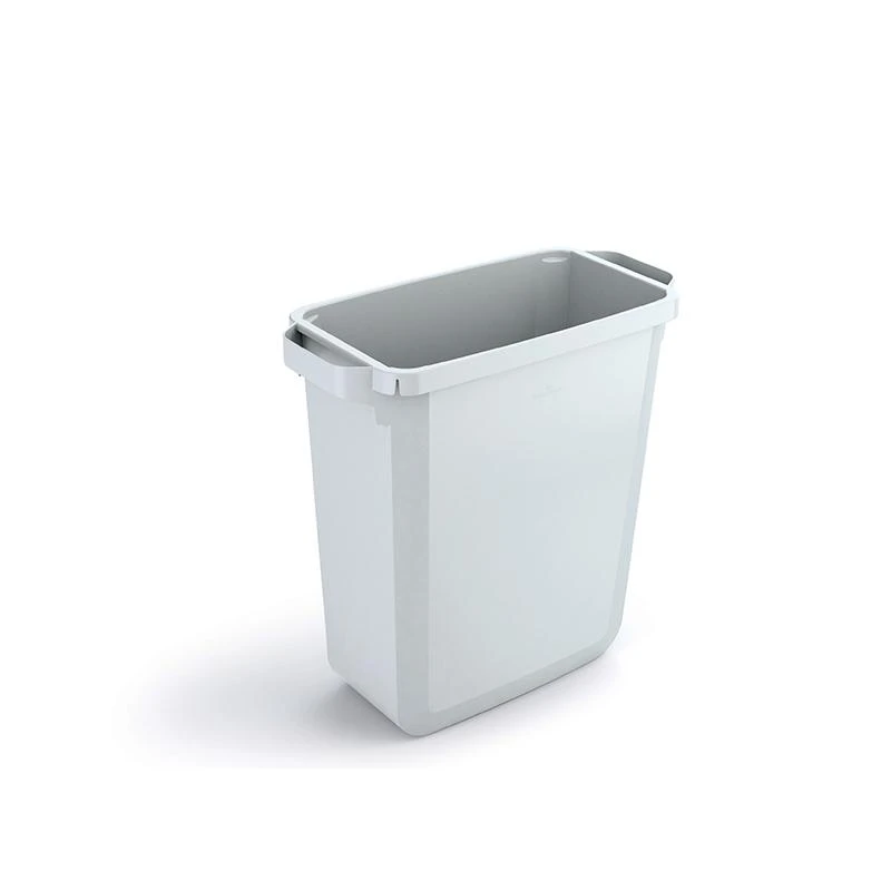 Šiukšliadėžė DURABLE Durabin, be dangčio, 60 L, balta sp.