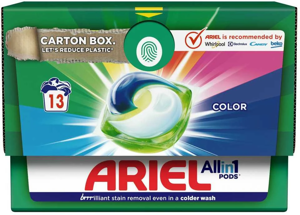 Skalbimo kapsulės Ariel Color, 13vnt