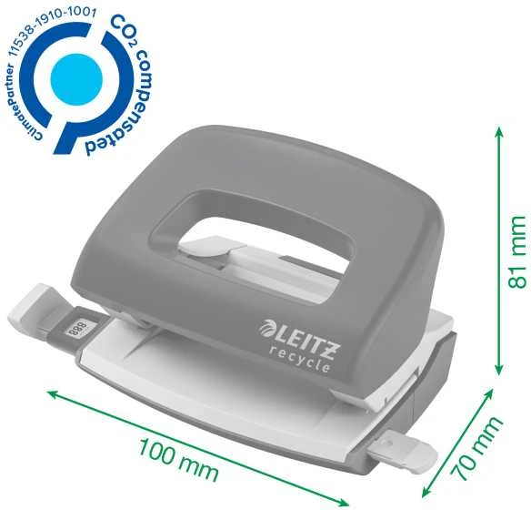 Skylmuša Leitz NeXXt Recycle Mini, 10 lapų, mėlyna