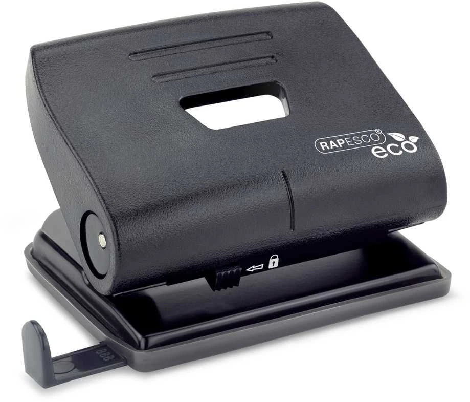 Skylmuša RAPESCO ECO Medium, 2 skylių, 22 lapų, juoda