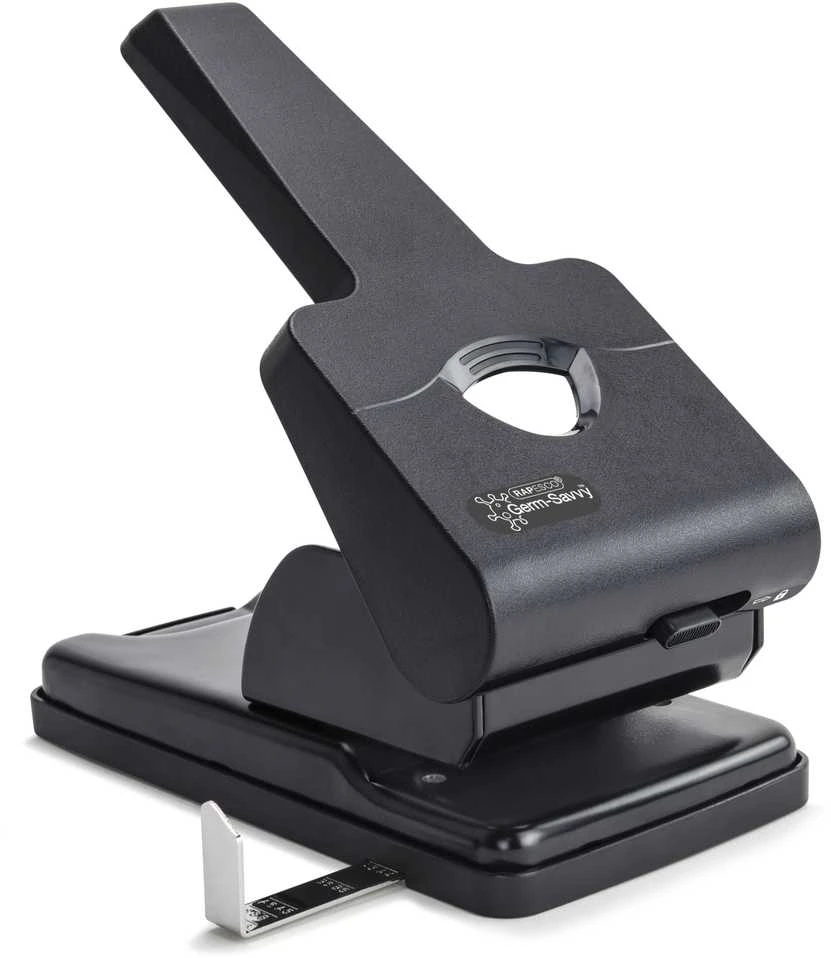 Skylmuša RAPESCO Germ-Savvy™: HD865, 2 skylių, 50 lapų, juoda