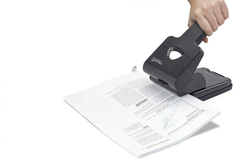 Skylmuša RAPESCO Germ-Savvy™: HD865, 2 skylių, 50 lapų, juoda