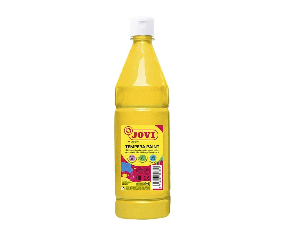 Geltona tempera Jovi 1000 ml buteliuke