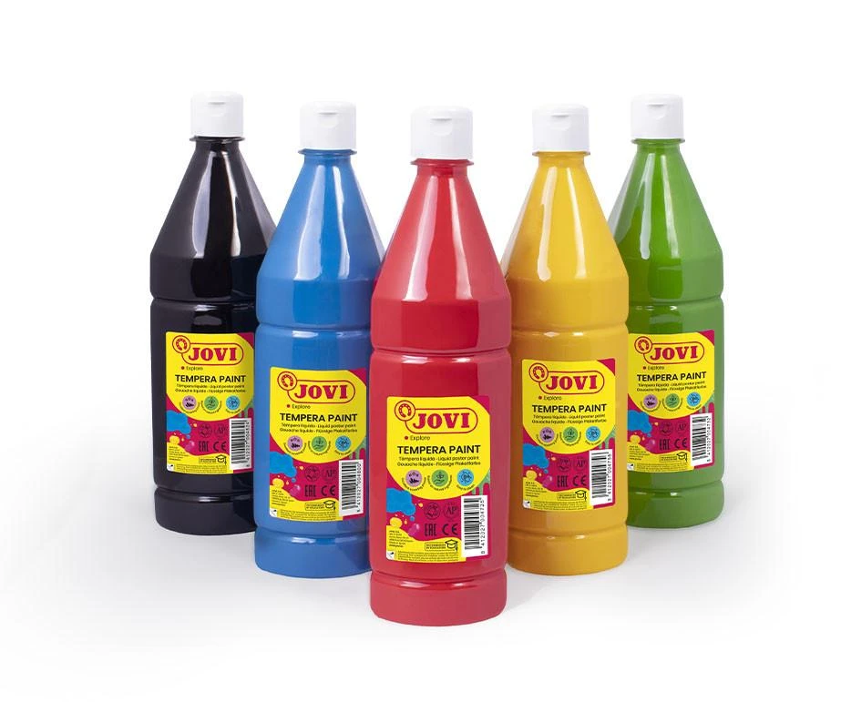 JOVI temperos dažų rinkinys, 1000 ml buteliai