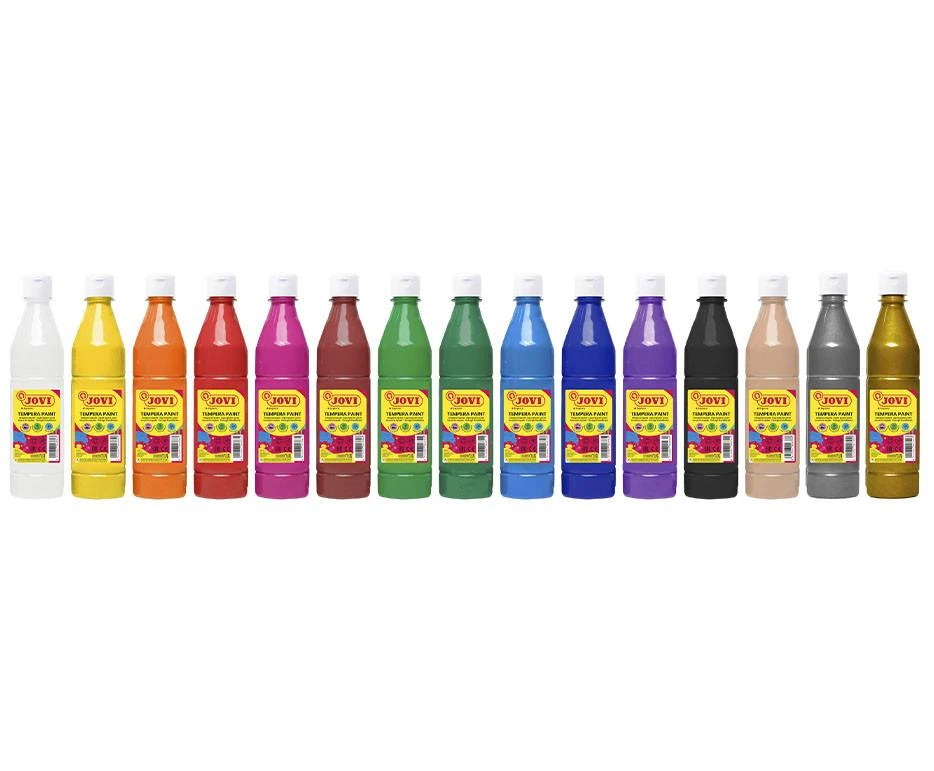 Tempera buteliuke JOVI, 500 ml, tamsiai žalia sp.