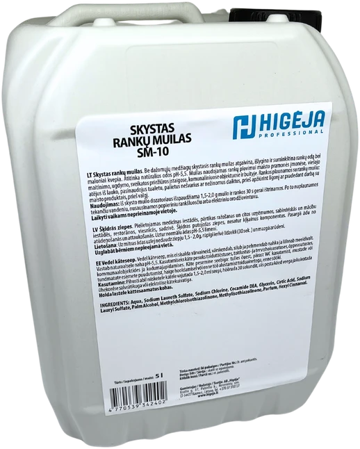 Higeja Hi Labs Skystas muilas SM-10 5L