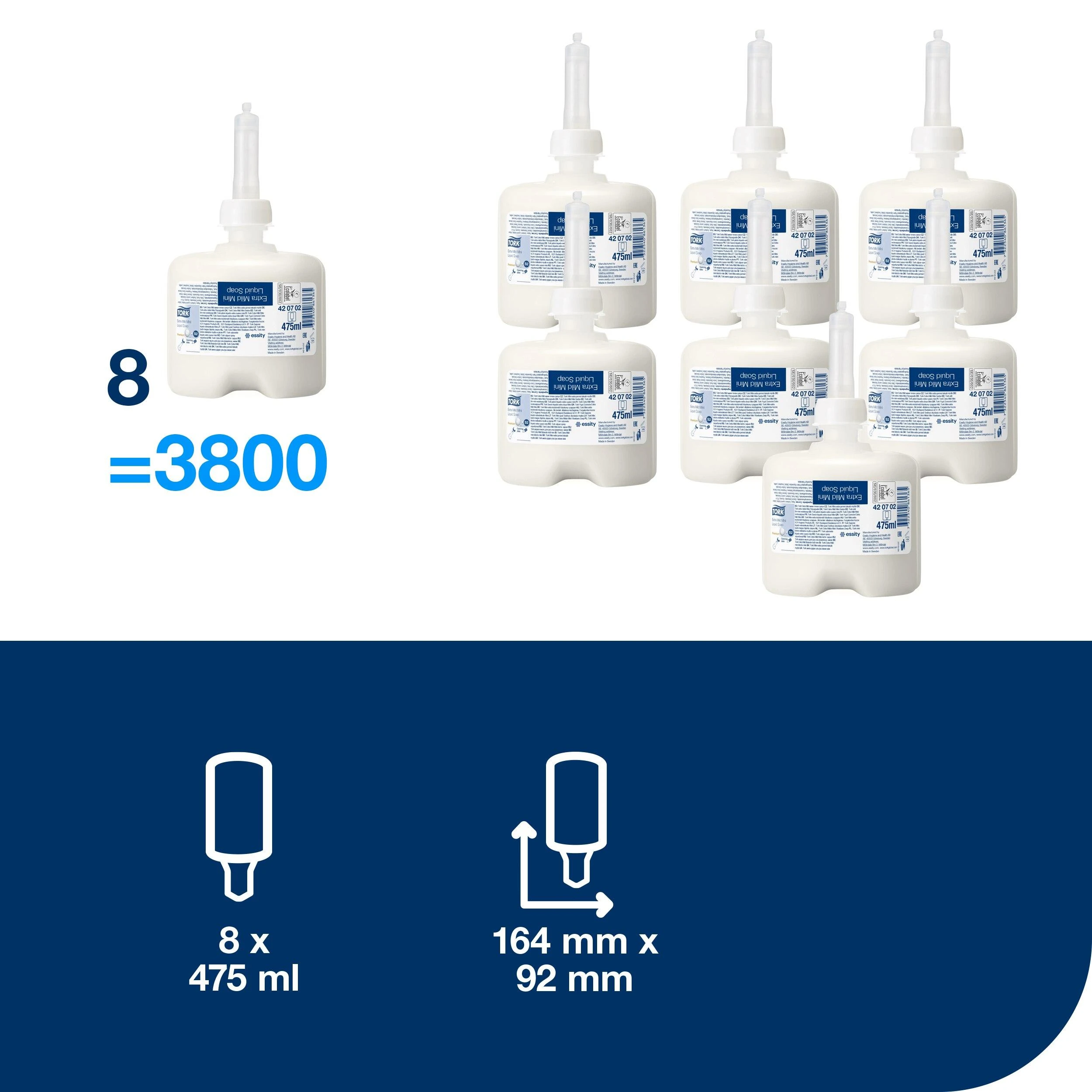 Skystas muilas TORK Extra Mild 0,475L 420702