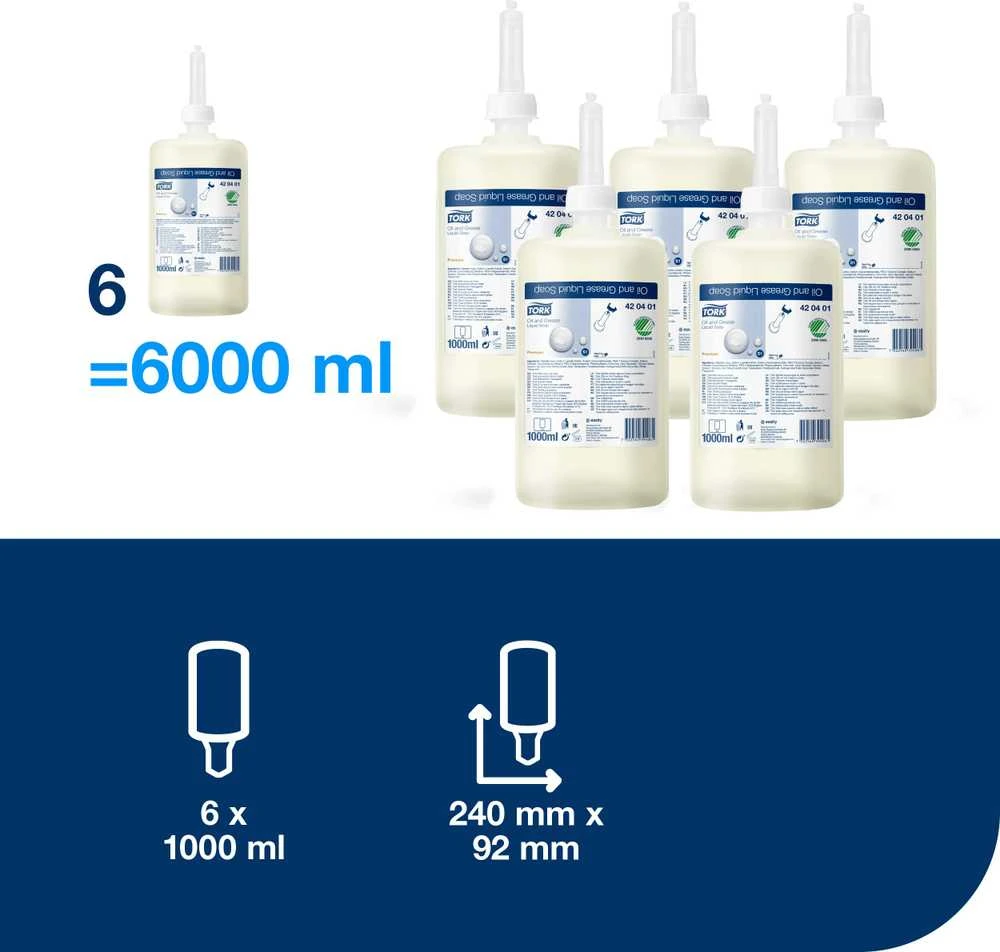 Skystas muilas TORK Industrial 1l, 420401
