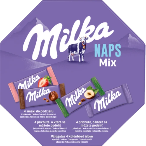Šokoladiniai saldainiai MILKA Mix Single, 138 g