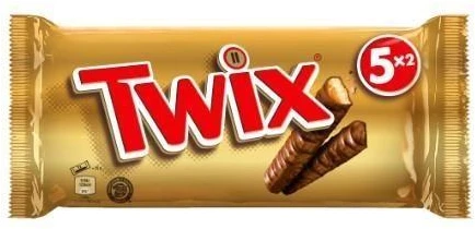 Šokoladinis batonėlis TWIX, 5x25g
