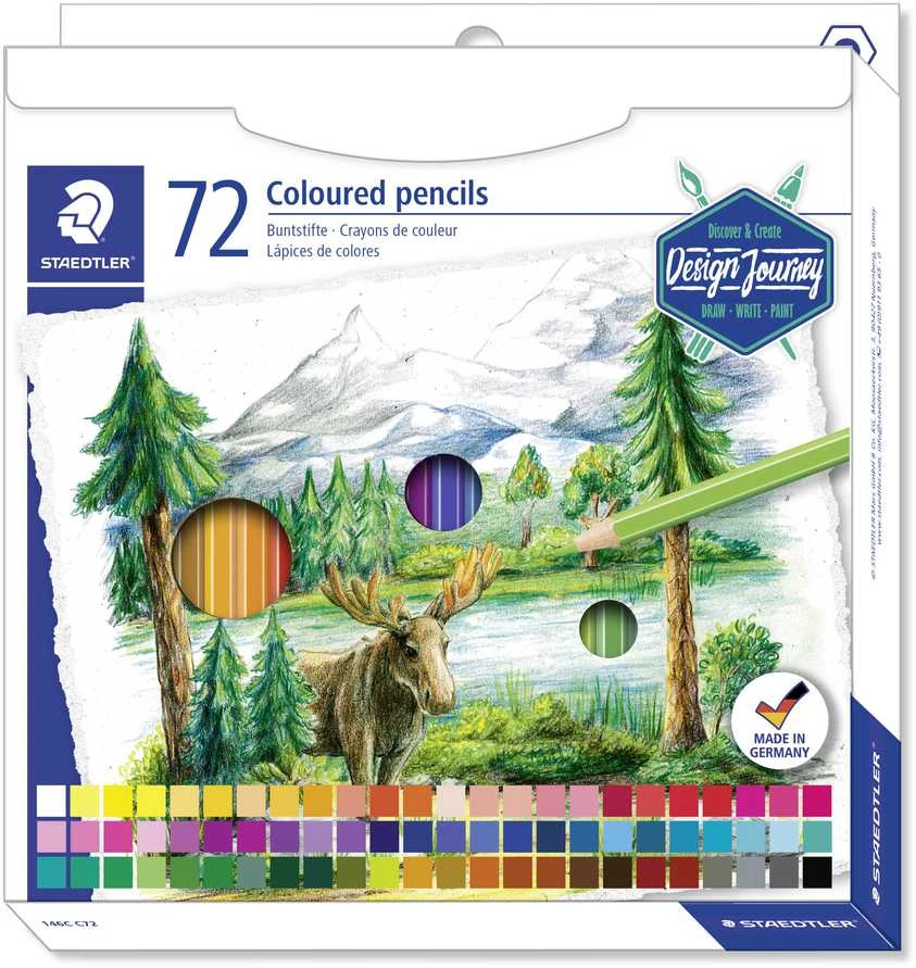 Spalvoti pieštukai STAEDTLER, 72 vnt.