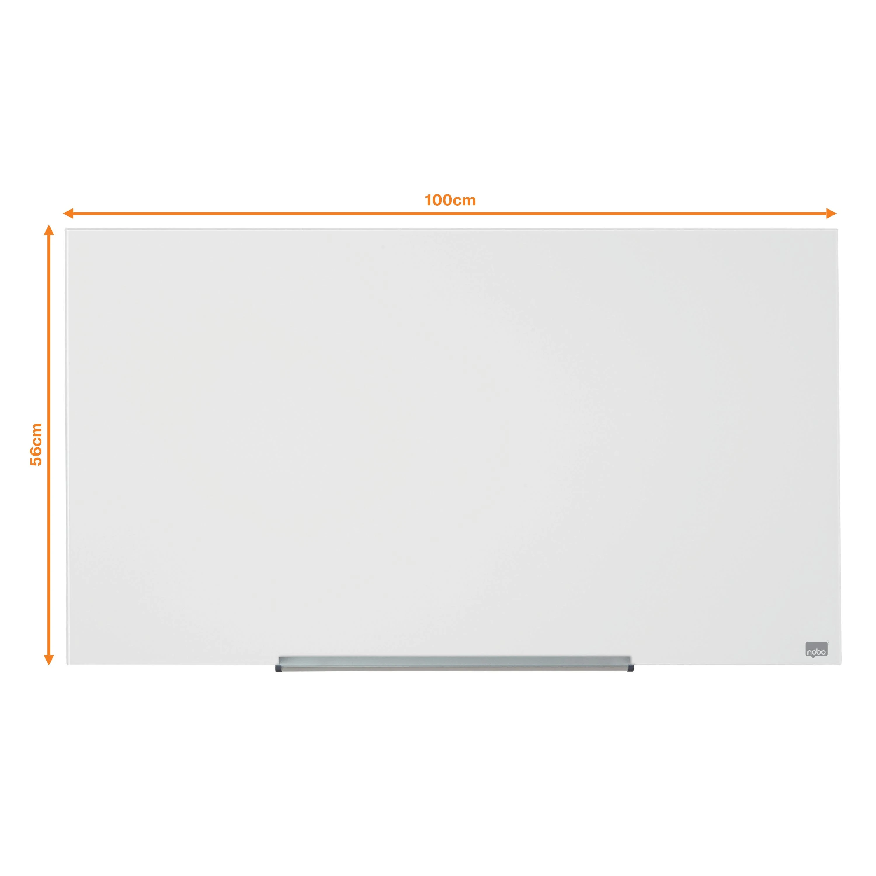 Esselte Stiklinė BALTA magnetinė lenta Glass Nobo Widescreen 45