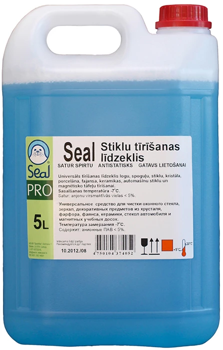 Stiklų valymo priemonė SEAL, 5L