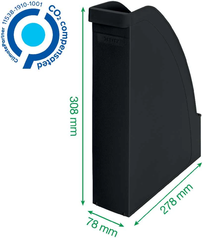 Stovas dokumentams Leitz Recycle, A4, juodas