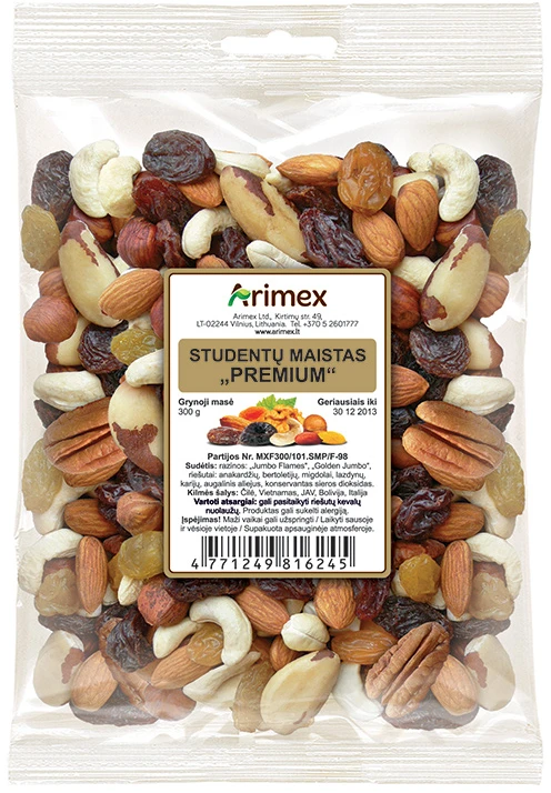 Studentų maistas ARIMEX PREMIUM, 300g