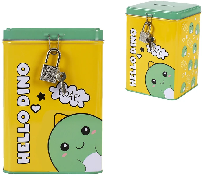 Taupyklė Itotal HELLO DINO, su spynele