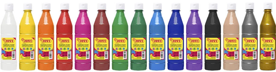 Tempera buteliuke JOVI, 500 ml, tamsiai mėlyna sp.