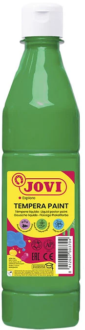 Žalia tempera JOVI 500 ml buteliuke