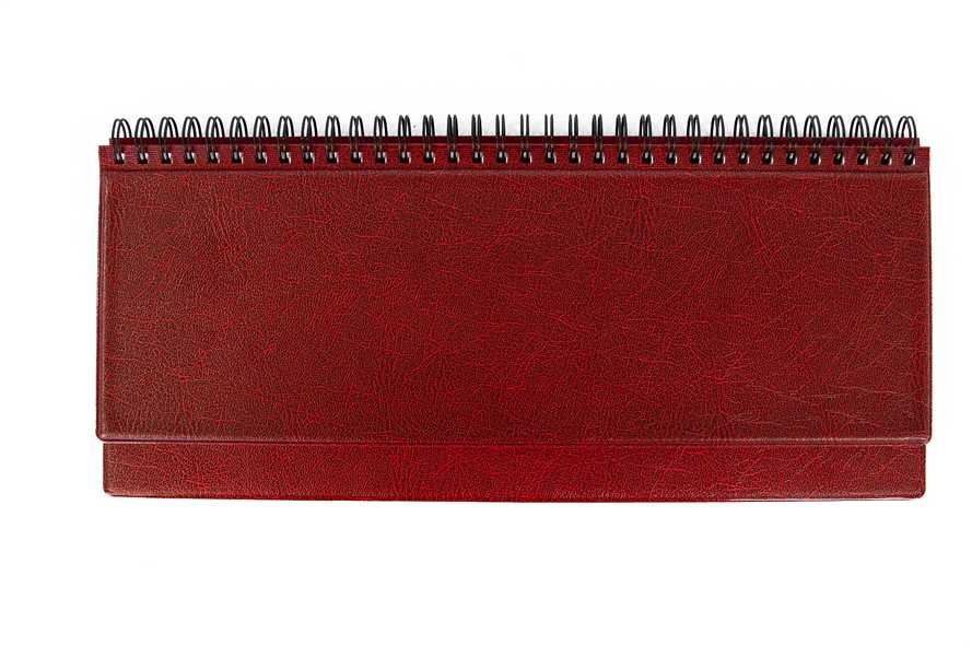 Timer Horizontalus stalo kalendorius Memo PVC 2026m. bordo